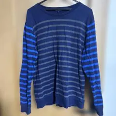 BEAMS HEART 長袖カットソー L ネイビー