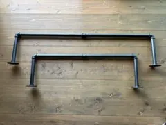 IKEA廃盤モデル LERBERG（レールベリ） グレー 2脚 テーブル脚 ②