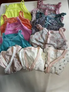 女の子用ベビー肌着10点セット