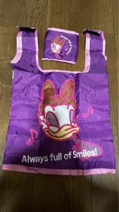 ディズニー　ガチャガチャ　エコバッグ　デイジー