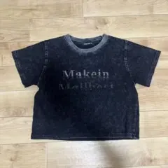 Tシャツ 半袖 ブラック ショート丈 短丈 wegoのサムネイル