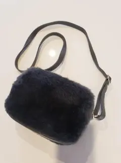 最終価格※MIROS イタリア※ ファー レザー ショルダーバッグ　美品♪