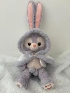 うさぎ S ぬいぐるみコスチューム ぬいぐるみ衣装 ポンチョ マント フード 冬