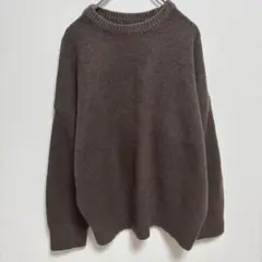 【GRL】(F)オーバーサイズニット/ドロップショルダー/ゆったりシルエット