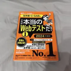 これが本当のWebテストだ!(1) 2024年度版 【玉手箱・C―GAB編】