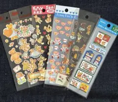 11☆レアもあります❤︎平成レトロ　当時物シールのまとめ売り　くまちゃん
