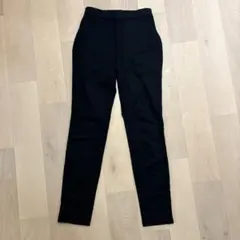 GU レギンスパンツ M 黒 ストレッチ 美脚 スキニー ウエストゴム