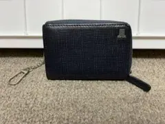 LANVIN メンズ　コインケース　ネイビー