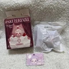 スカルパンダ　SKULLPANDA スマホストラップ Ratty Bear 紫