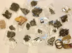 ハンドメイド資材まとめ売り　アクセサリー資材まとめ売り　K