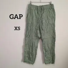 GAP 【XS】イージーパンツ グリーン パンツ レディース