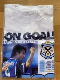 中山雅史　ゴンゴール　直筆サイン入り記念Tシャツ
