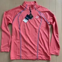 YONEX オレンジ　ハイネック 長袖 M