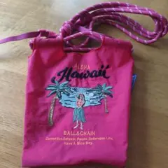 Ball & Chain ハワイアンショルダーバッグ☆ピンク