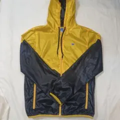 アディダスオリジナルス ナイロンジャケット 黄×黒 S