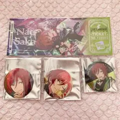 あんスタ 逆先夏目 ホロチケ シャッフル スタステ 缶バッジ