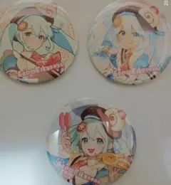 雪ミク2026 初音ミク　3種　BIG缶バッジ