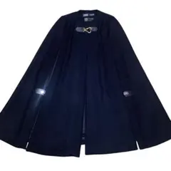 スピさま専用ZARA ブラック ケープコート M ゆるだぼ 新品☆ ZARA ニットケープコート S - メルカリ