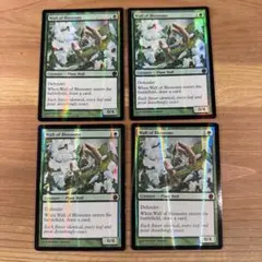 花の壁/Wall of Blossoms Foil 英語 4枚 MTG - メルカリ