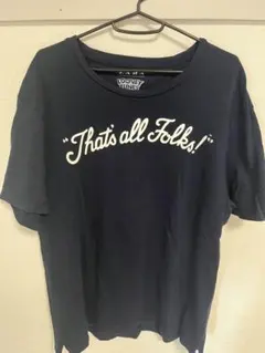 ZARA × LOONEY TUNES 半袖Tシャツ ネイビー Lサイズのサムネイル