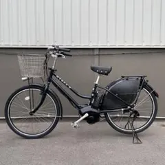中古電動自転車ブリヂストンHYDEE Ⅱ 26インチホワイト子乗せ横浜№8618