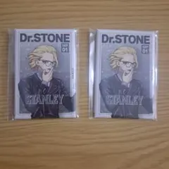 Dr.STONE 缶バッジ スタンリー くじ引き堂 D賞 読書の秋編 2点セット