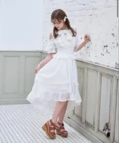 ♡ゆめ様♡ LIZLISA フルールティッシュテールワンピース ♡ゆめ様♡ LIZLISA フルールティッシュテールワンピース - メルカリ