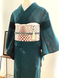 teru様夏着物正絹紗　透け感有り 上品　美品　しつけ糸有り teru様夏着物正絹紗 透け感有り 上品 美品 しつけ糸有り - メルカリ