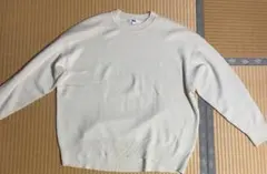 UNIQLO スムースコットンリラックスクルーセーター