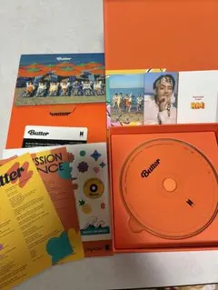 BTS Butter CD オレンジ色 特典付き
