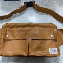 PORTER ポーター　ショルダーバッグ　キャメル