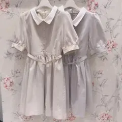 evelyn チェック ワンピース