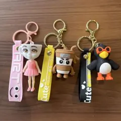 イタリアンブレインロット　キーホルダー フィギュア 3個セット