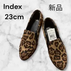 ヒョウ柄フラットシューズ 23cm 新品タグ付き