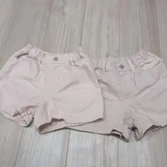 UNIQLO キッズ 短パン ショートパンツ 120cm 2着セット