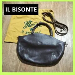 極美品 イルビゾンテ 2way ショルダー トート バッグ ブラウン 茶