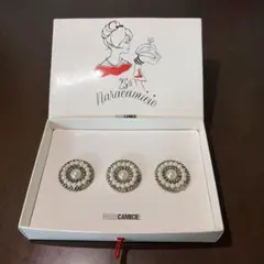 NARACAMICIE パール装飾ボタン3個セットのサムネイル