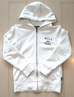 BILLABONG ジップアップパーカー ホワイト 150