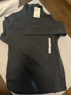 無印良品 タートルネック長袖Tシャツ ストレッチ　フライス編み　婦人
