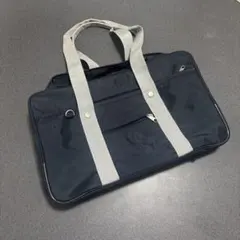 スクールバッグ　ネイビー ナイロン