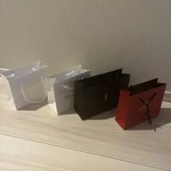小さめ コスメ ショップ袋 ショッパー 4枚セット
