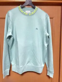 LACOSTE グリーン トレーナー 38 美品 - メルカリ