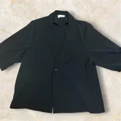 山*平様 【極美品】Lui's ブラック 半袖テーラードジャケットのサムネイル