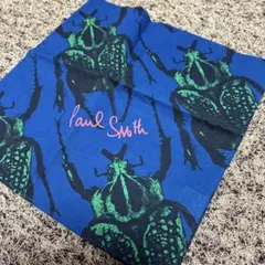 Paul Smith ハンカチ ブルー カブトムシ柄のサムネイル