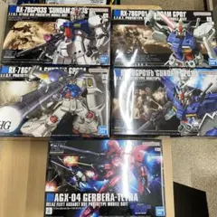 HG ドムトローペン、ガーベラテトラ、フルバーニアン、サイサリス