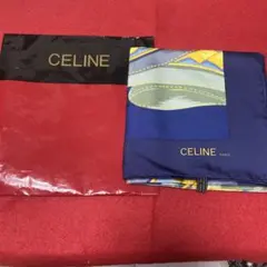CELINE シルクスカーフ 新品