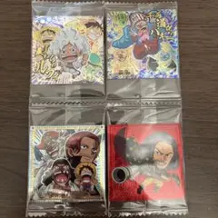ゆ*か様 ONEPIECE シールウエハース LOG.14 4枚セット