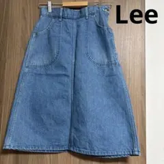 Lee デニムスカート ミディアム丈 ライトブルーのサムネイル
