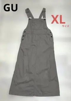 GU ジャンパースカート デニムワンピース ジャンスカ デニム XL
