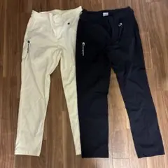 Champion ゴルフパンツ ホワイト、ネイビーセット